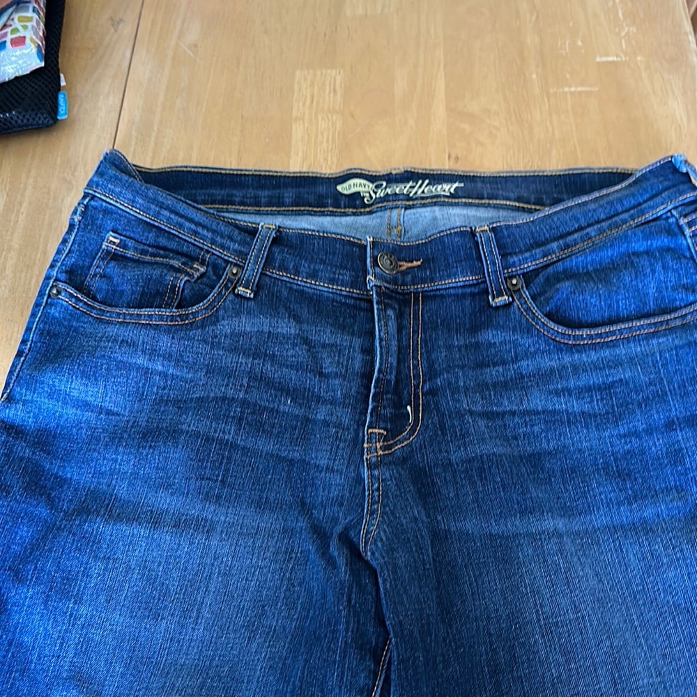 Old Navy Dark Wash Blue Jeans-Size 12